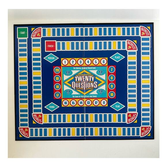 Vintage Twenty Questions Board Game of People Places & Things, Pressman, 1988 - Picture 7 of 9